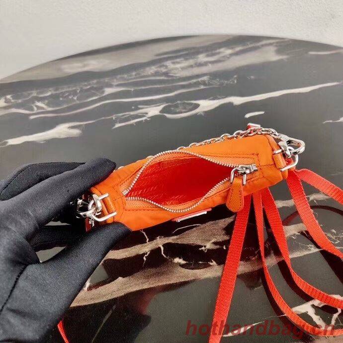 Prada Re-Edition nylon mini shoulder bag 1TT122 orange Prada Re-Edition nylon mini shoulder bag 1TT122 orange