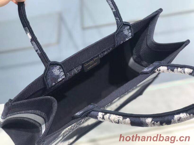 DIOR BOOK TOTE EMBROIDERED CANVAS BAG C1287-17 DIOR BOOK TOTE EMBROIDERED CANVAS BAG C1287-17