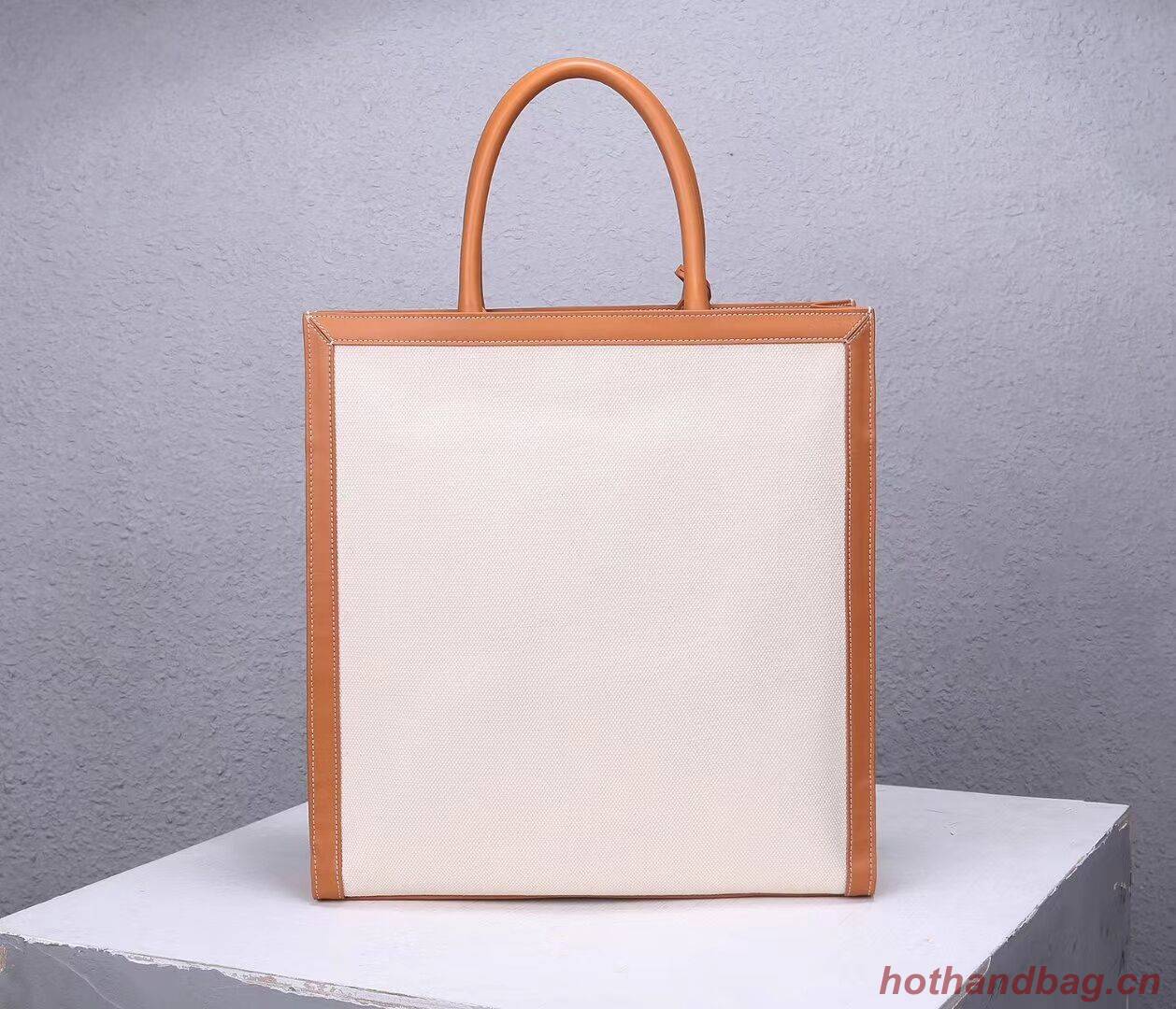 Celine TEEN TRIOMPHE BAG IN TRIOMPHE CANVAS AND CALFSKIN CL90402 white Celine TEEN TRIOMPHE BAG IN TRIOMPHE CANVAS AND CALFSKIN CL90402 white