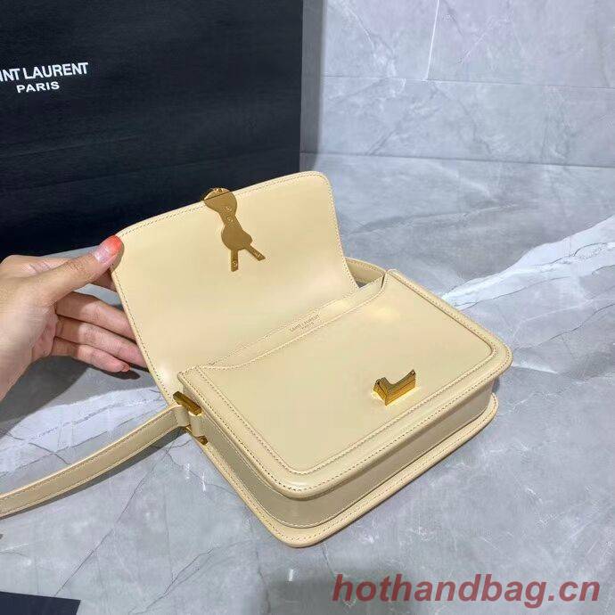 SOLFERINO SMALL SATCHEL IN BOX SAINT LAURENT LEATHER 63430 Beige SOLFERINO SMALL SATCHEL IN BOX SAINT LAURENT LEATHER 63430 Beige