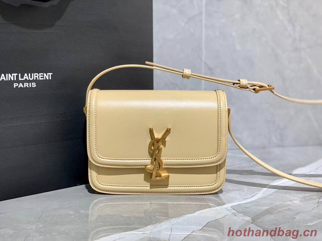 SOLFERINO SMALL SATCHEL IN BOX SAINT LAURENT LEATHER 63430 Beige SOLFERINO SMALL SATCHEL IN BOX SAINT LAURENT LEATHER 63430 Beige