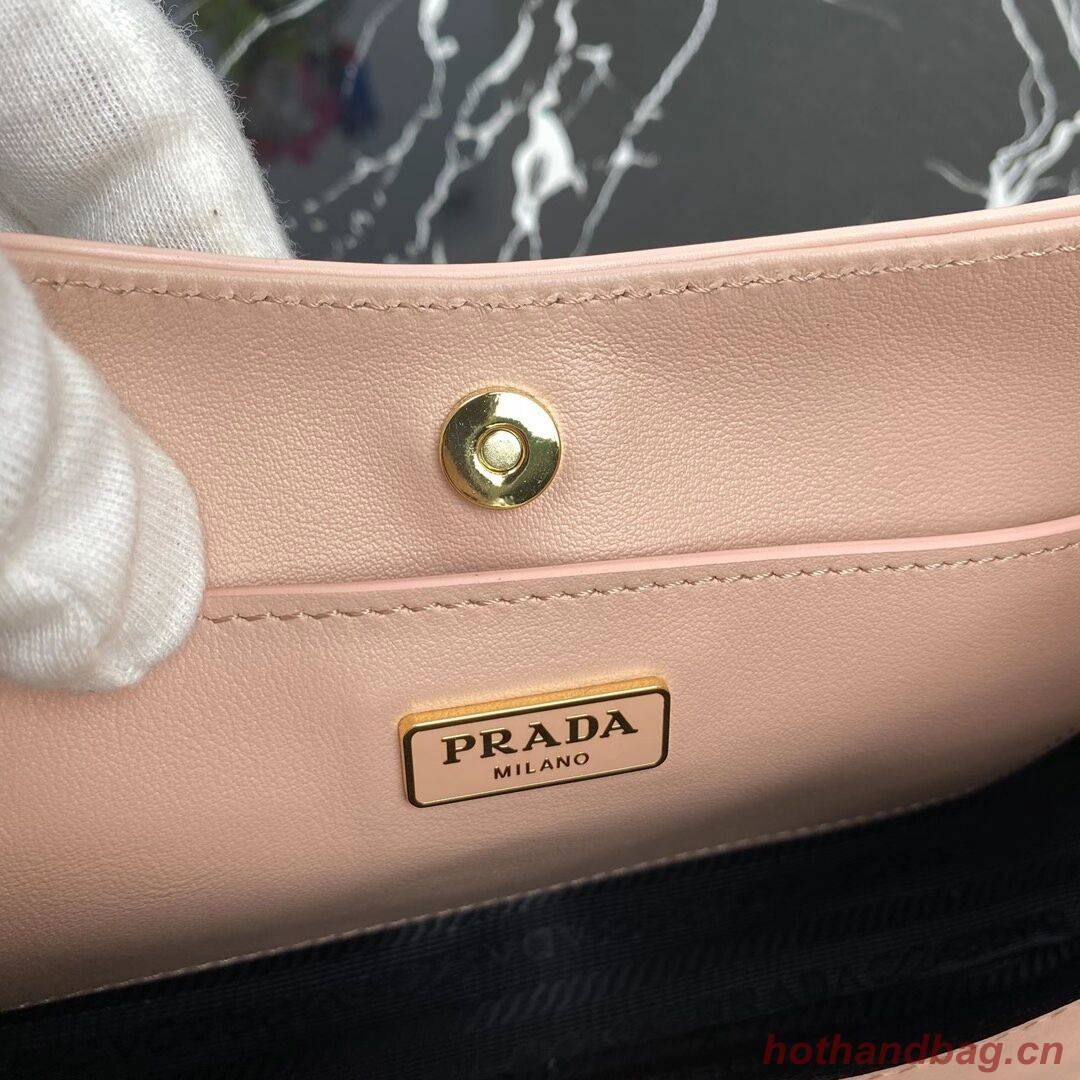 Prada Saffiano leather shoulder bag 2BC148 pink Prada Saffiano leather shoulder bag 2BC148 pink