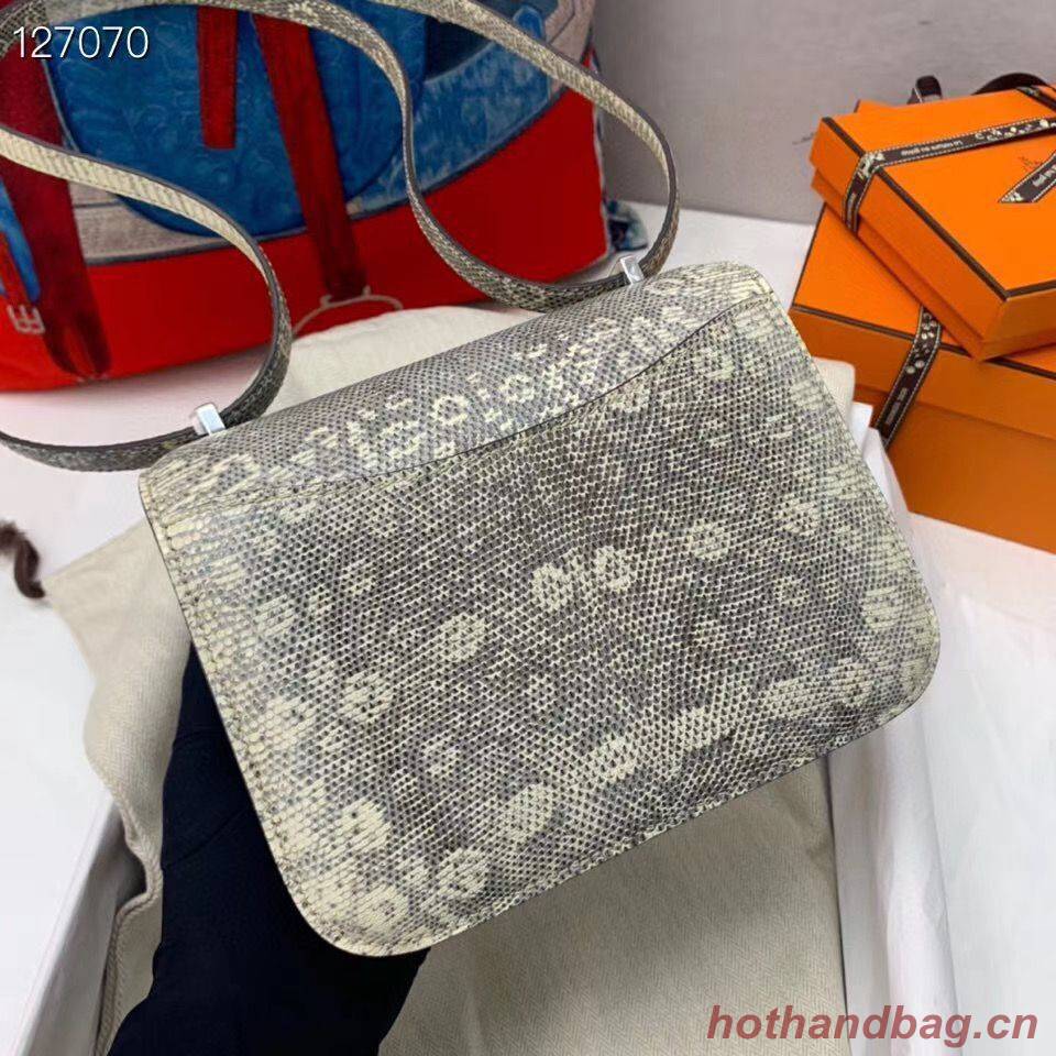 Hermes Constance Bag Togo Origianl Lizard Leather H9999 Gray Hermes Constance Bag Togo Origianl Lizard Leather H9999 Gray