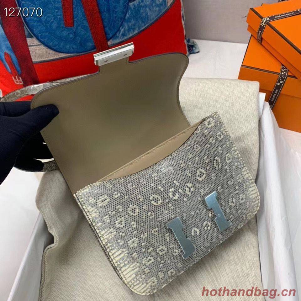 Hermes Constance Bag Togo Origianl Lizard Leather H9999 Gray Hermes Constance Bag Togo Origianl Lizard Leather H9999 Gray