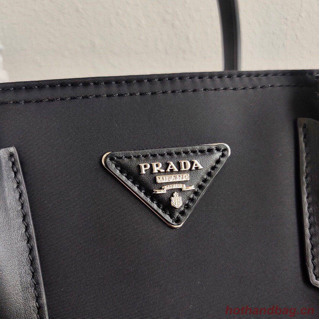 Prada Nylon Top Handbag 1BG775 Black Prada Nylon Top Handbag 1BG775 Black