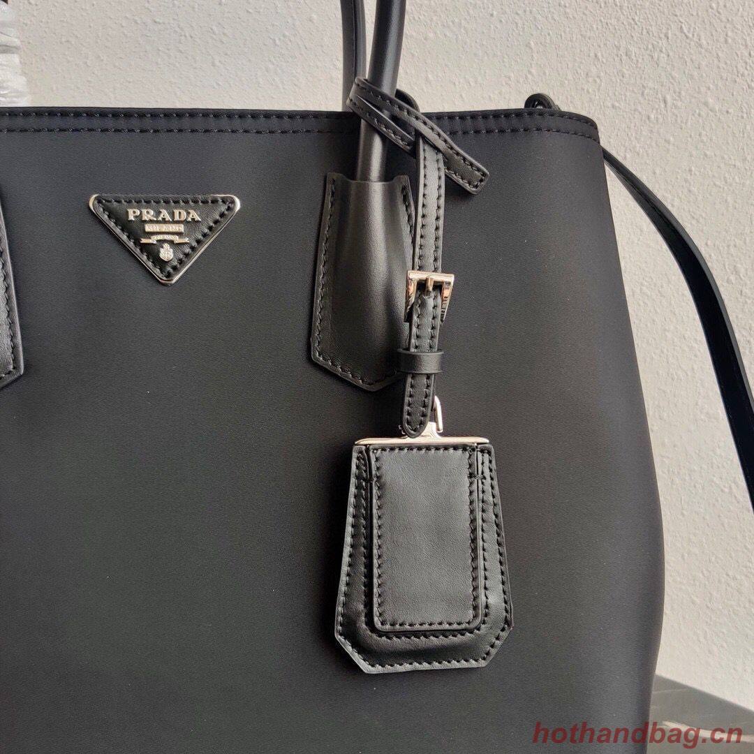 Prada Nylon Top Handbag 1BG775 Black Prada Nylon Top Handbag 1BG775 Black
