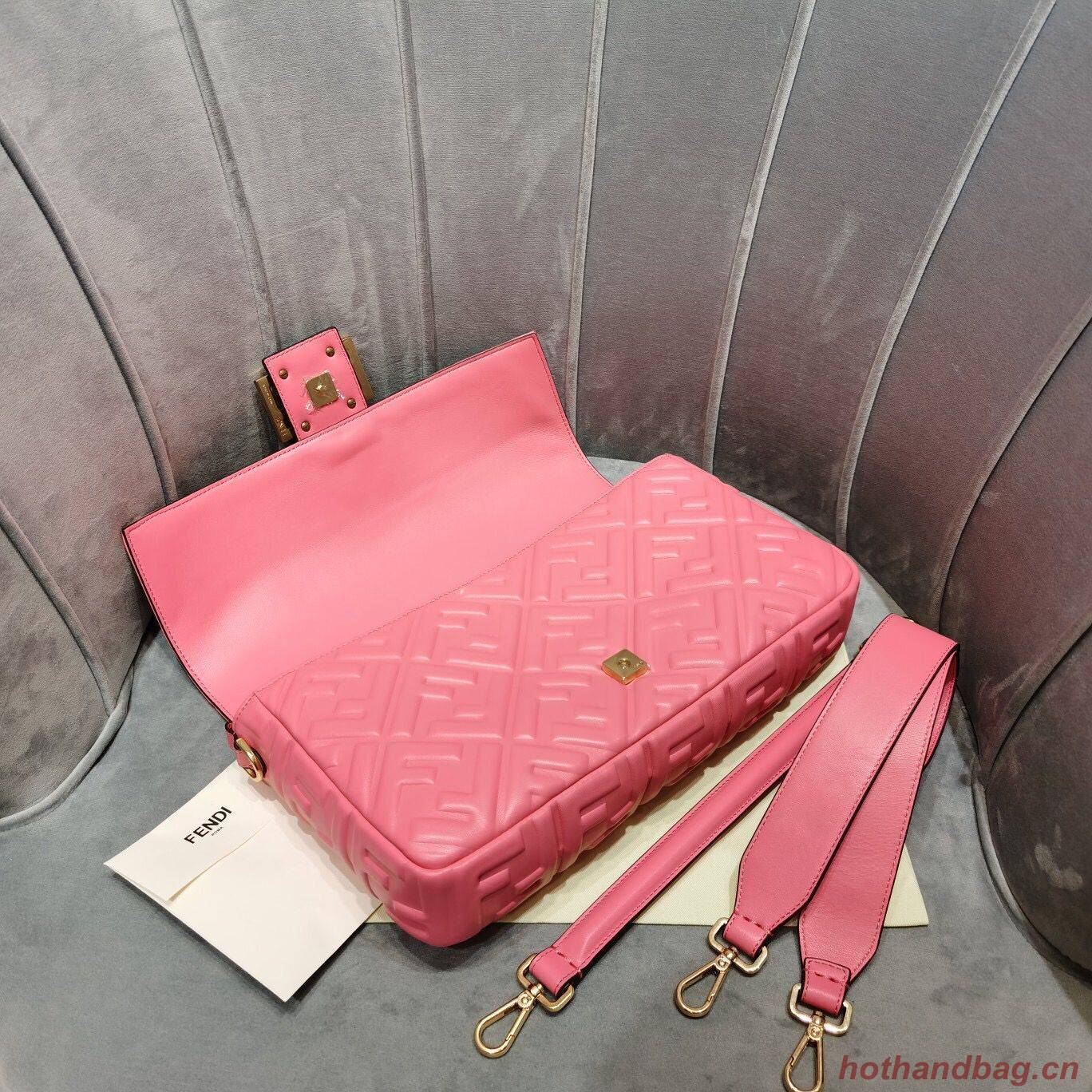 FENDI BAGUETTE Shoulder Bag 8BS017 rose FENDI BAGUETTE Shoulder Bag 8BS017 rose