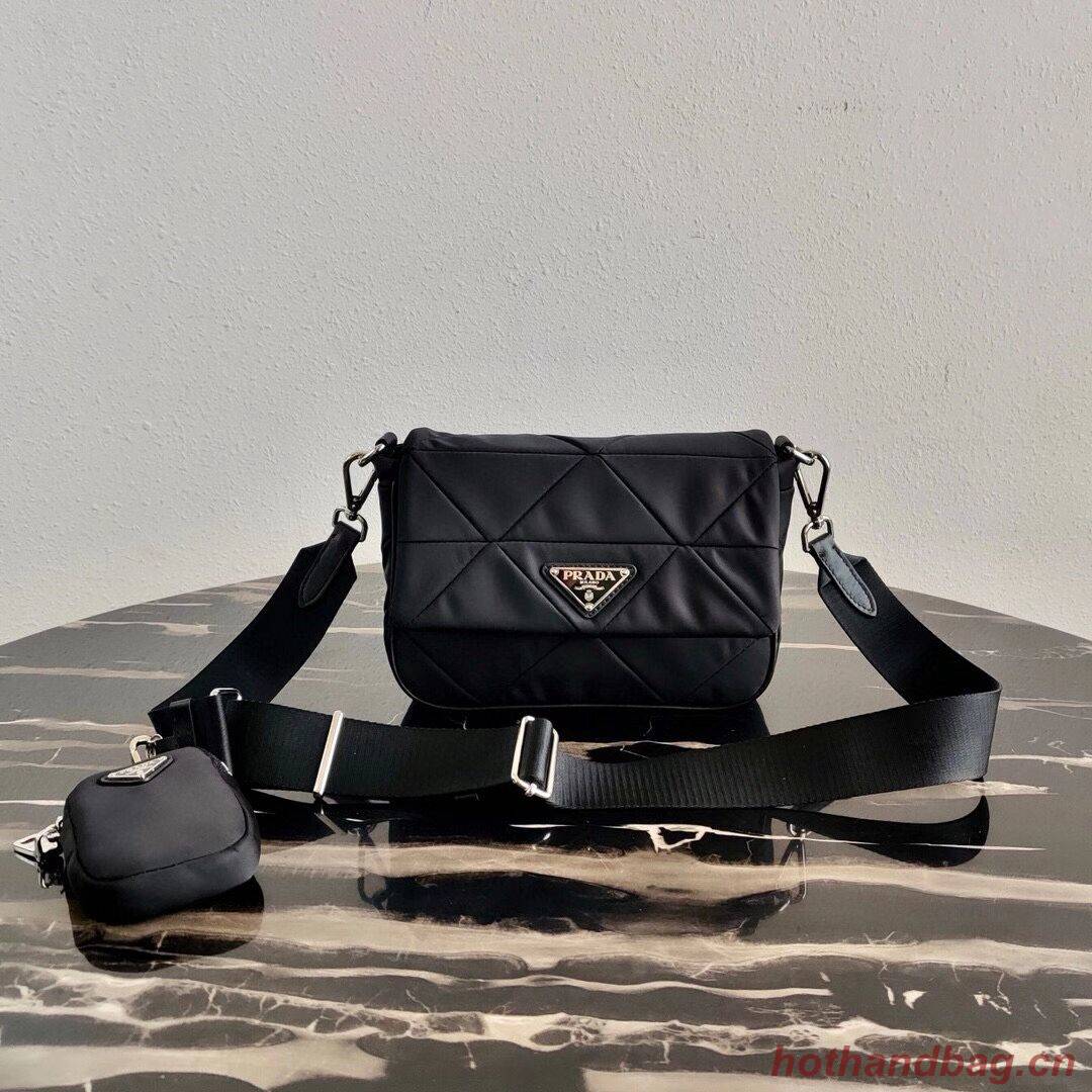 Prada Re-Edition nylon shoulder bag 1BD292A black Prada Re-Edition nylon shoulder bag 1BD292A black