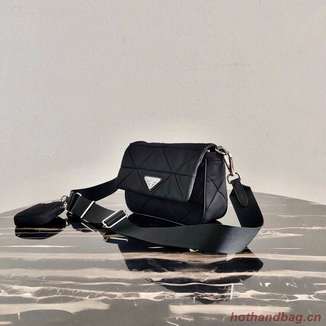 Prada Re-Edition nylon shoulder bag 1BD292A black Prada Re-Edition nylon shoulder bag 1BD292A black