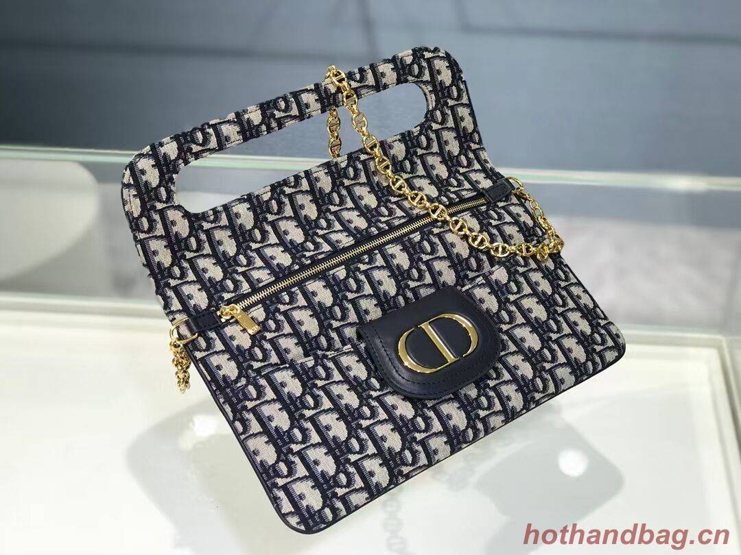 DIOR MEDIUM DIORDOUBLE BAG Oblique Canvas M8641U DIOR MEDIUM DIORDOUBLE BAG Oblique Canvas M8641U