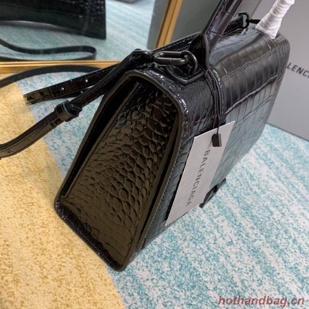 Balenciaga HOURGLASS MEDIUM TOP HANDLE BAG B108892E black Balenciaga HOURGLASS MEDIUM TOP HANDLE BAG B108892E black