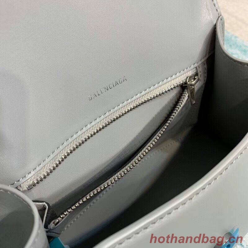 Balenciaga HOURGLASS SMALL TOP HANDLE BAG B108895-1 grey Balenciaga HOURGLASS SMALL TOP HANDLE BAG B108895-1 grey