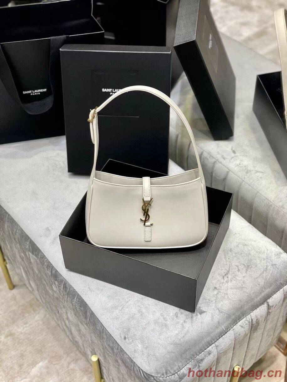 YSL TOP HANDLE BAG IN SHINY LEATHER Y687228 white YSL TOP HANDLE BAG IN SHINY LEATHER Y687228 white