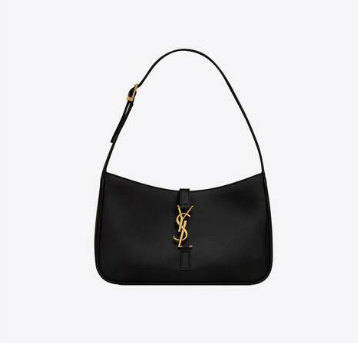 YSL LE 5 A 7 HOBO BAG IN SMOOTH LEATHER Y687228 black YSL LE 5 A 7 HOBO BAG IN SMOOTH LEATHER Y687228 black