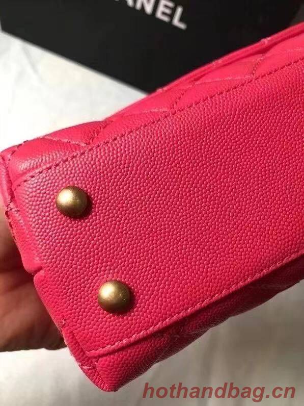 Chanel flap bag with top handle A92990 Rose Chanel flap bag with top handle A92990 Rose