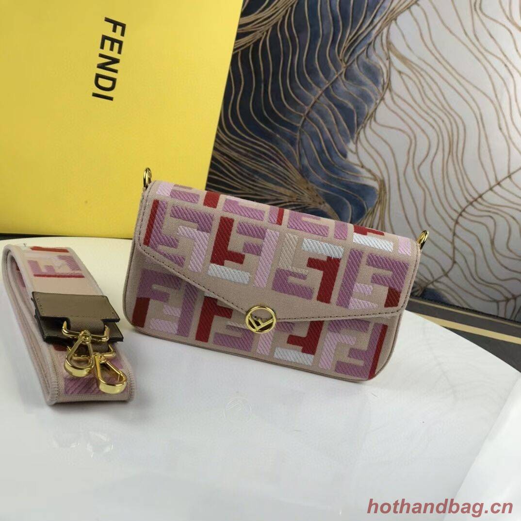 FENDI fabric bag F1230 pink FENDI fabric bag F1230 pink