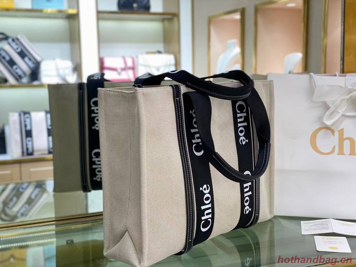 Chloe Cloth & leather 6C025 black Chloe Cloth & leather 6C025 black