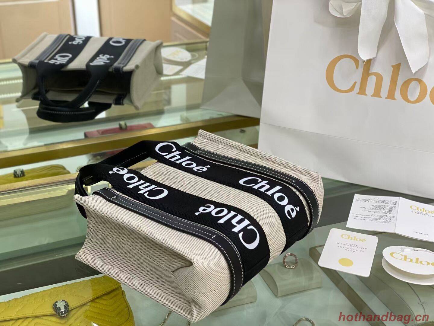 Chloe Cloth & leather 6C027 black Chloe Cloth & leather 6C027 black