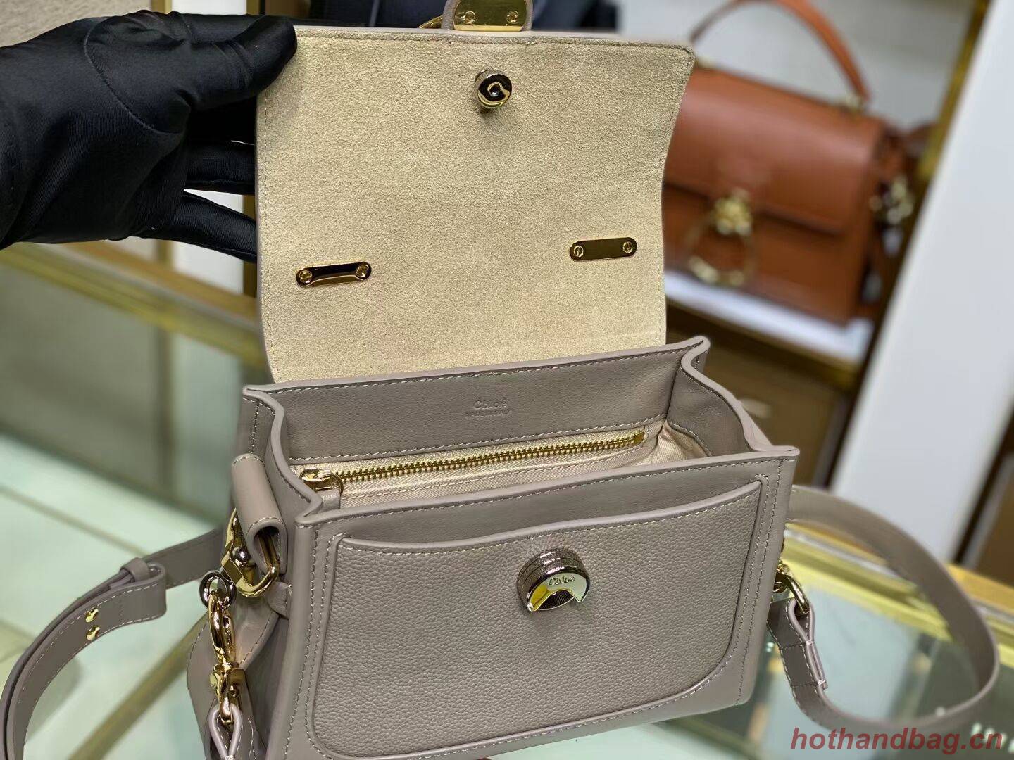 Chloe Original Calfskin Leather Bag C1143S grey Chloe Original Calfskin Leather Bag C1143S grey