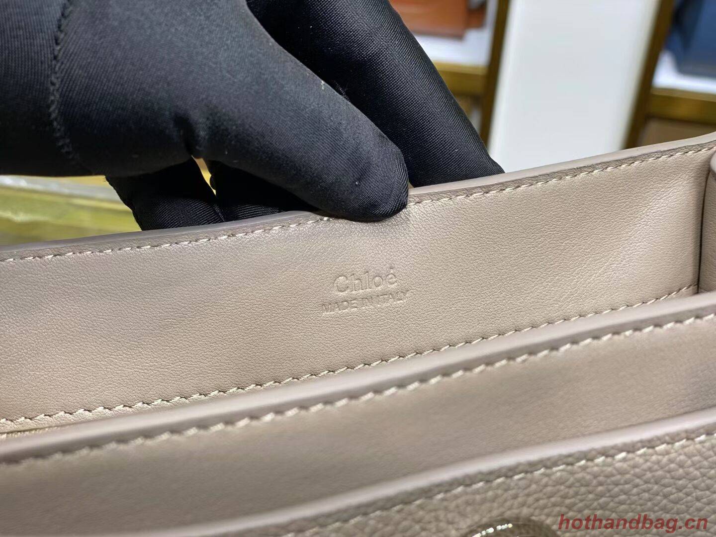 Chloe Original Calfskin Leather Bag C1143S grey Chloe Original Calfskin Leather Bag C1143S grey