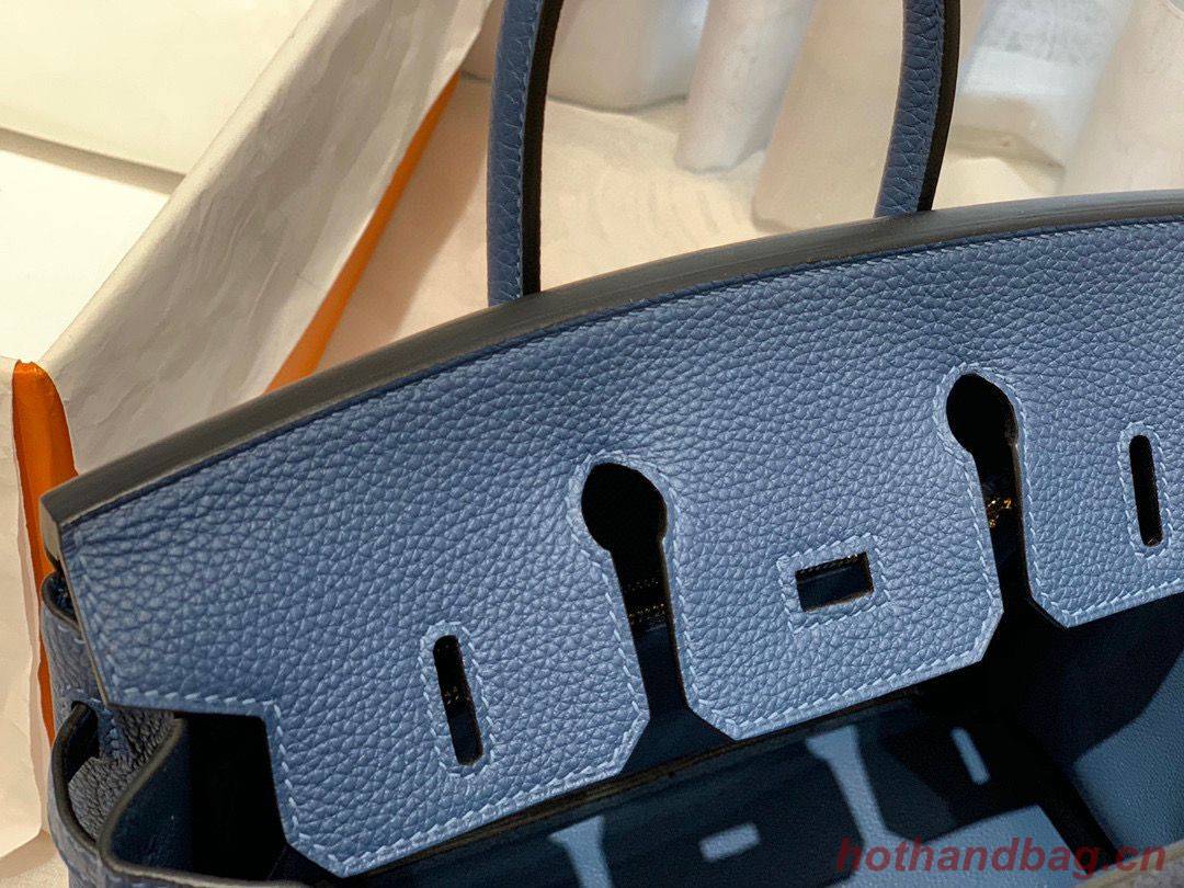 Hermes Birkin 25CM Togo Bag Original Leather H25E Dark Blue Hermes Birkin 25CM Togo Bag Original Leather H25E Dark Blue