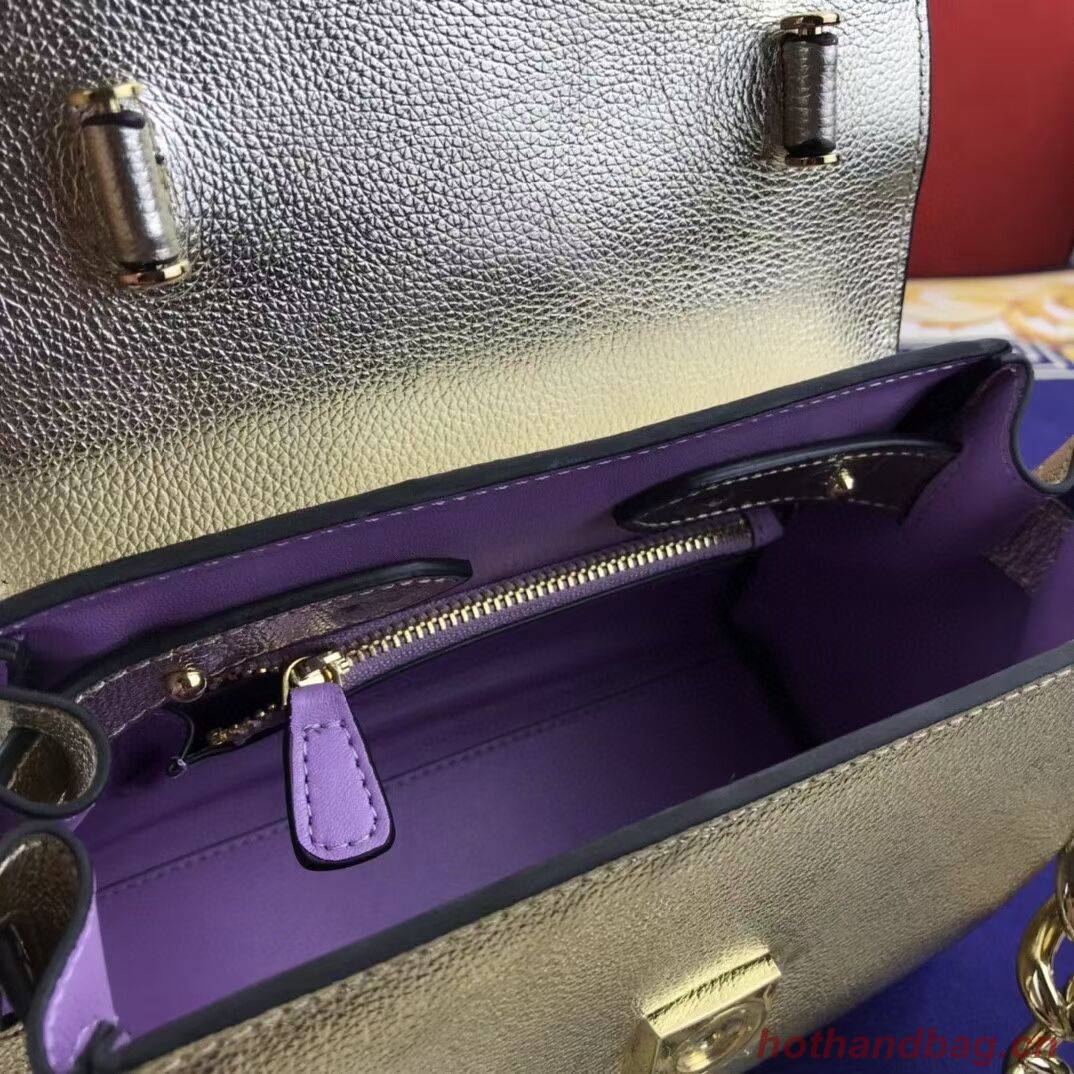 Versace Original Calfskin Leather Bag FS1040 gold Versace Original Calfskin Leather Bag FS1040 gold