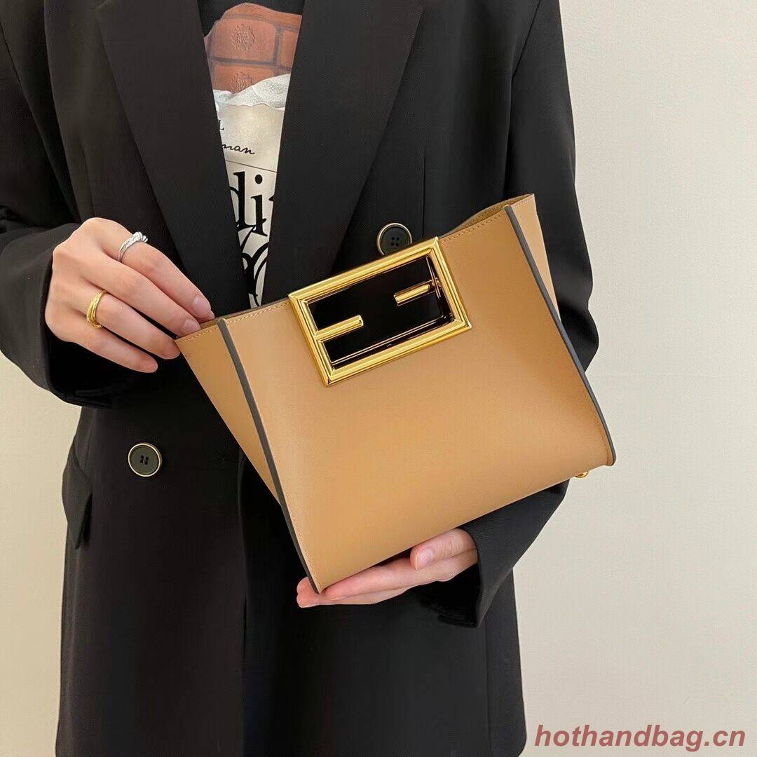 FENDI WAY small leather bag 5FB6846 Beige FENDI WAY small leather bag 5FB6846 Beige