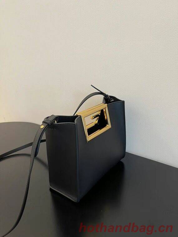 FENDI WAY small leather bag 5FB6846 black FENDI WAY small leather bag 5FB6846 black