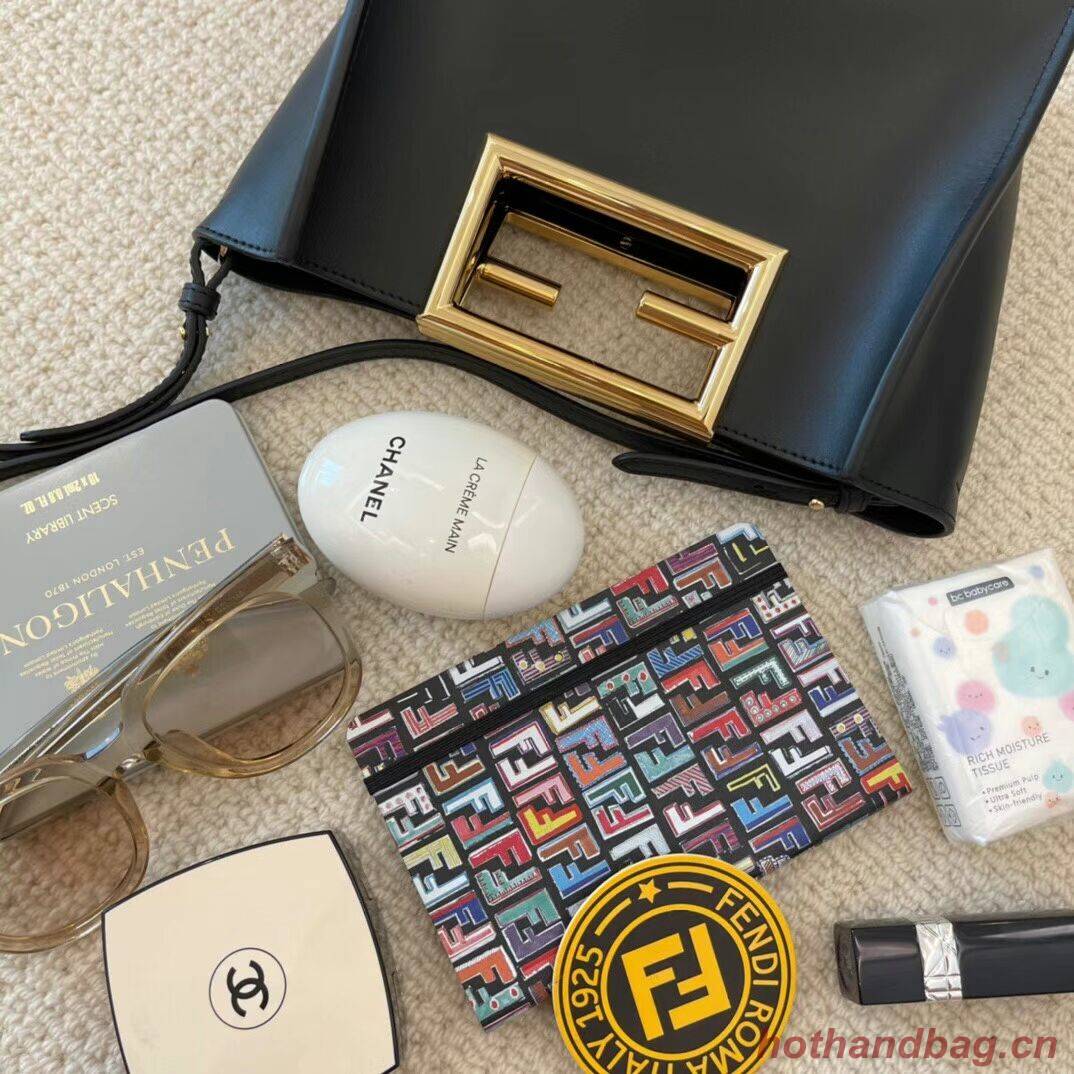 FENDI WAY small leather bag 5FB6846 black FENDI WAY small leather bag 5FB6846 black