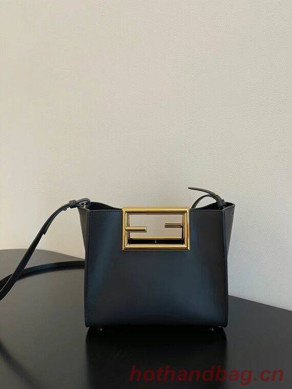 FENDI WAY small leather bag 5FB6846 black FENDI WAY small leather bag 5FB6846 black