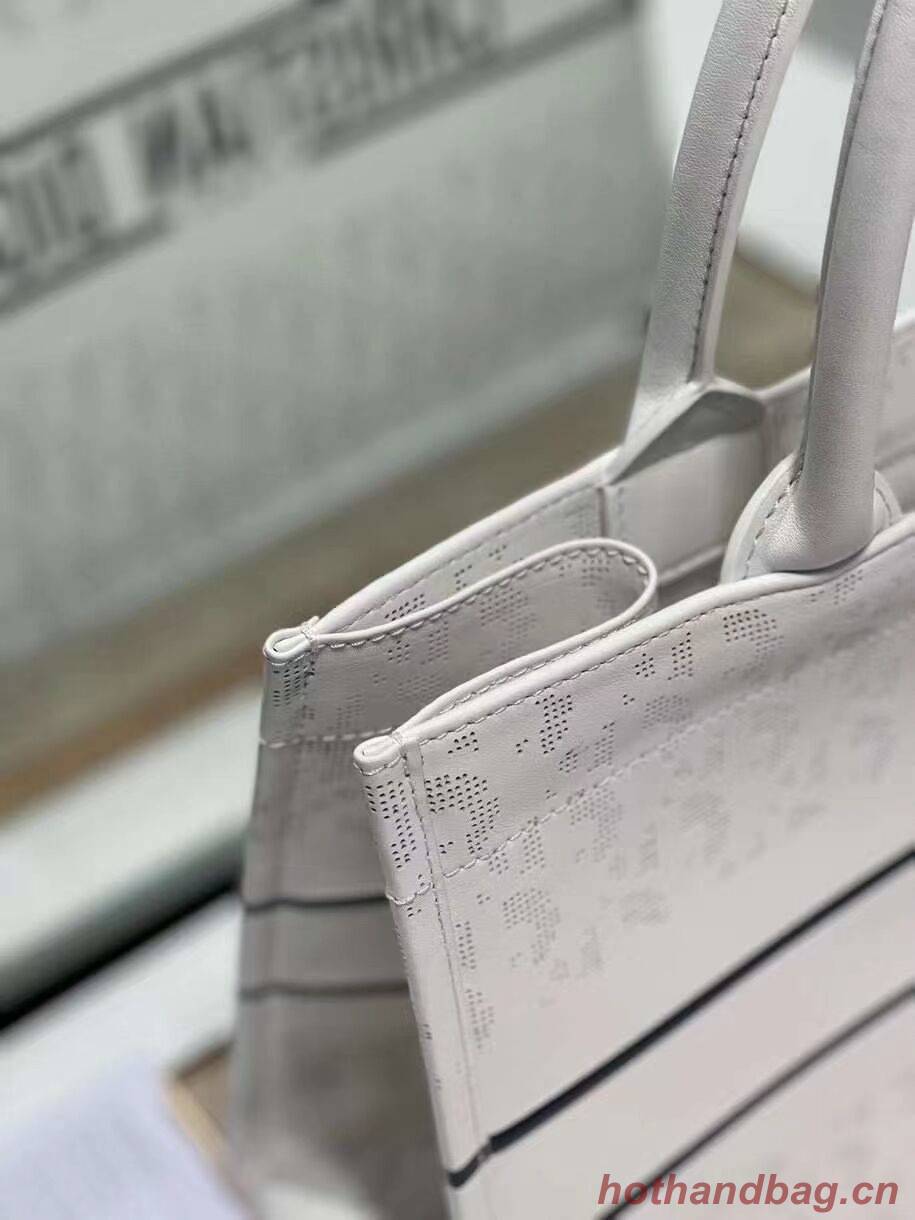 DIOR BOOK TOTE leather Constellation Embroidery M1296ZR white DIOR BOOK TOTE leather Constellation Embroidery M1296ZR white