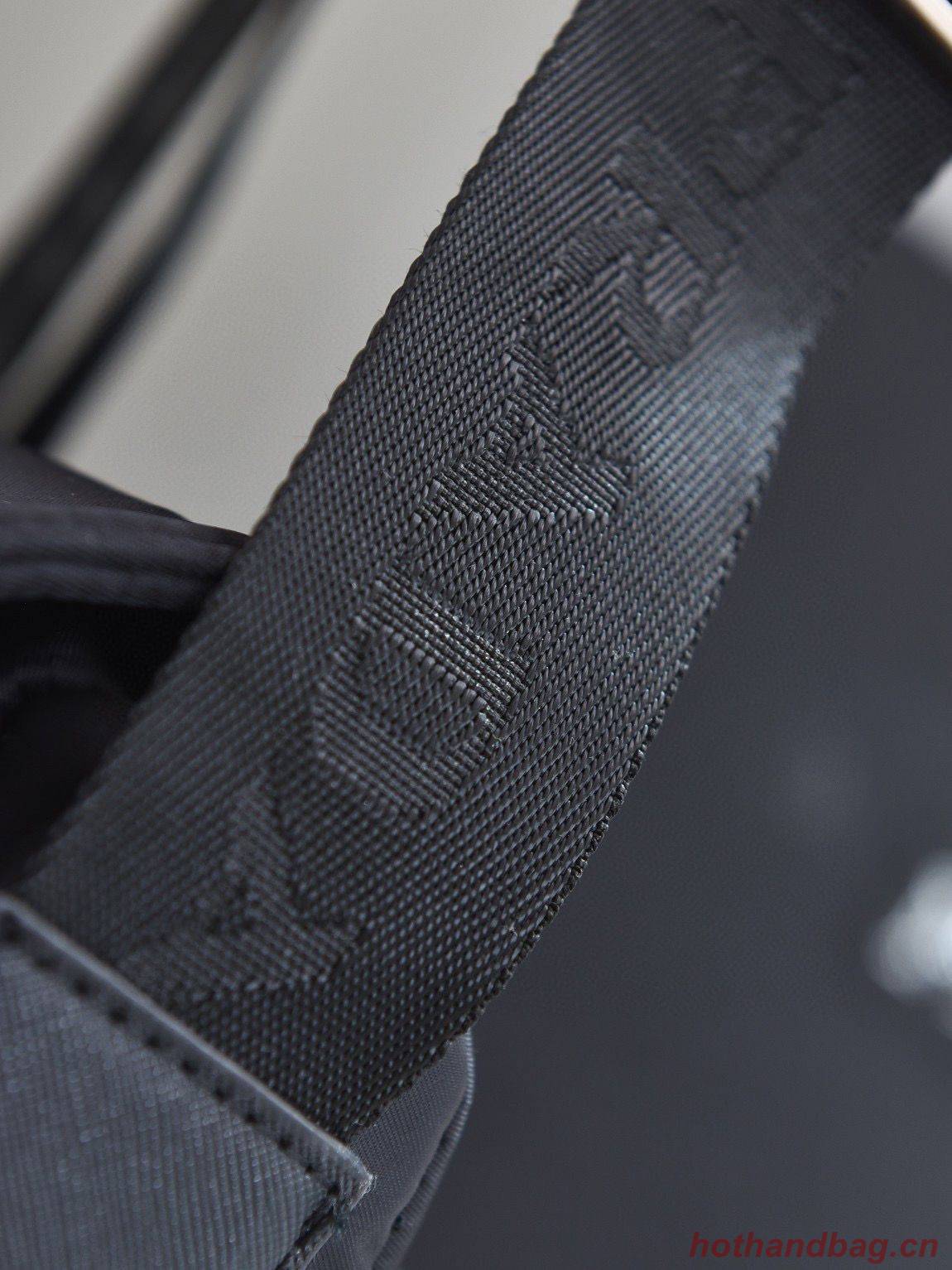 Prada Nylon Flap Messenger shoulder Bag PN1259 Black Prada Nylon Flap Messenger shoulder Bag PN1259 Black