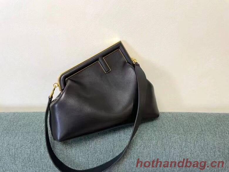 FENDI FIRST MEDIUM leather bag 8BP127AB black FENDI FIRST MEDIUM leather bag 8BP127AB black