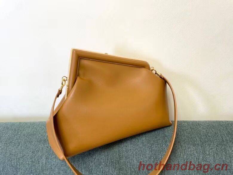 FENDI FIRST MEDIUM leather bag 8BP127AB brown FENDI FIRST MEDIUM leather bag 8BP127AB brown