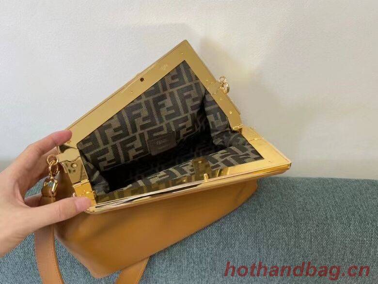 FENDI FIRST MEDIUM leather bag 8BP127AB brown FENDI FIRST MEDIUM leather bag 8BP127AB brown