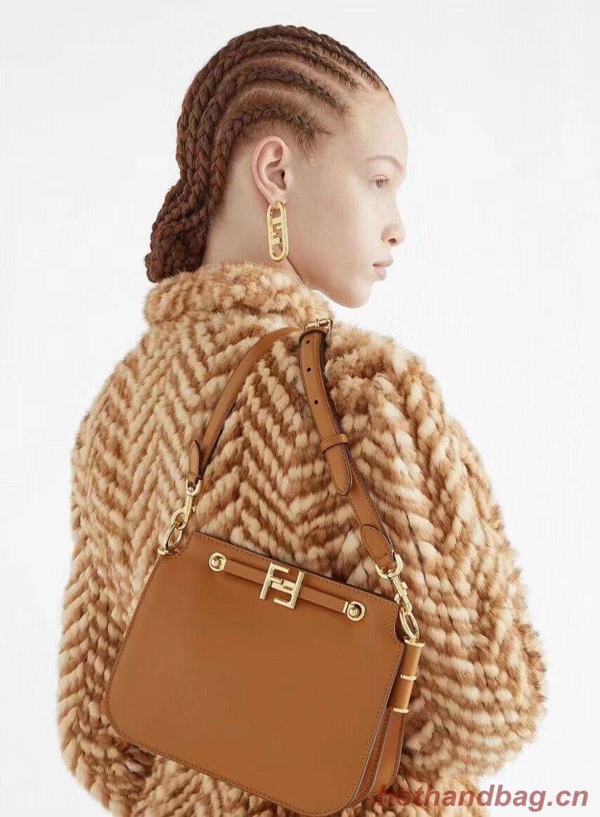 FENDI TOUCH leather bag 8BT349AHK2 brown FENDI TOUCH leather bag 8BT349AHK2 brown