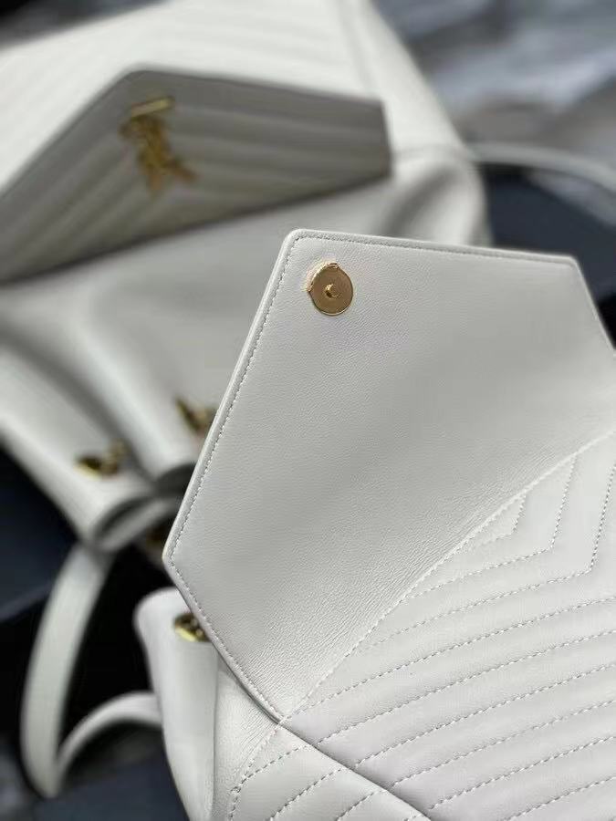 Yves Saint Laurent JOE BACKPACK IN LAMBSKIN 772609 BLANC VINTAGE Yves Saint Laurent JOE BACKPACK IN LAMBSKIN 772609 BLANC VINTAGE