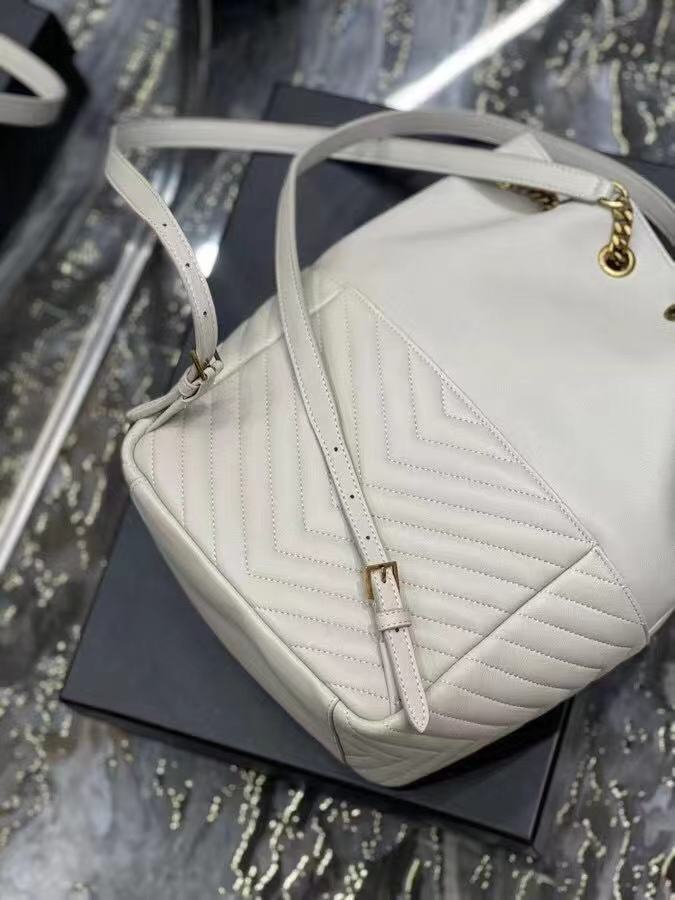Yves Saint Laurent JOE BACKPACK IN LAMBSKIN 772609 BLANC VINTAGE Yves Saint Laurent JOE BACKPACK IN LAMBSKIN 772609 BLANC VINTAGE
