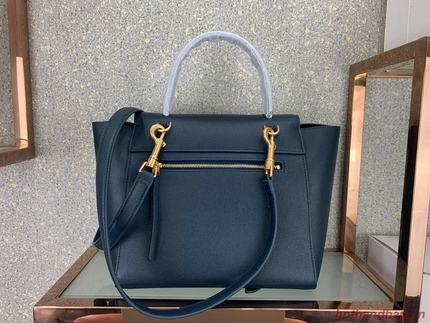 Celine Small Belt Bag Original Leather C9984 Dark Blue Celine Small Belt Bag Original Leather C9984 Dark Blue