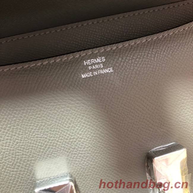 Hermes Original Espom Leather Constance Bag 5333 dark gray