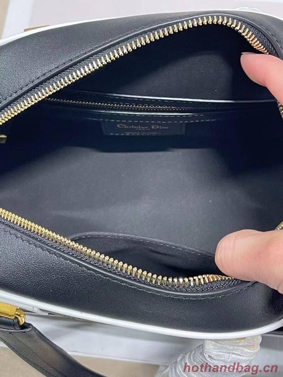DIOR medium Embossing leather tote Bag A9200 black DIOR medium Embossing leather tote Bag A9200 black