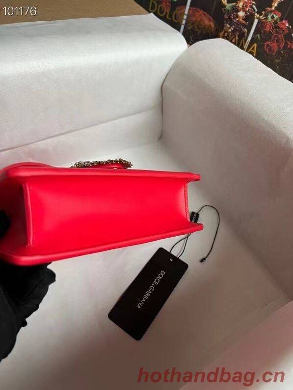 Dolce & Gabbana Origianl Leather Shoulder Bag 4011 red Dolce & Gabbana Origianl Leather Shoulder Bag 4011 red