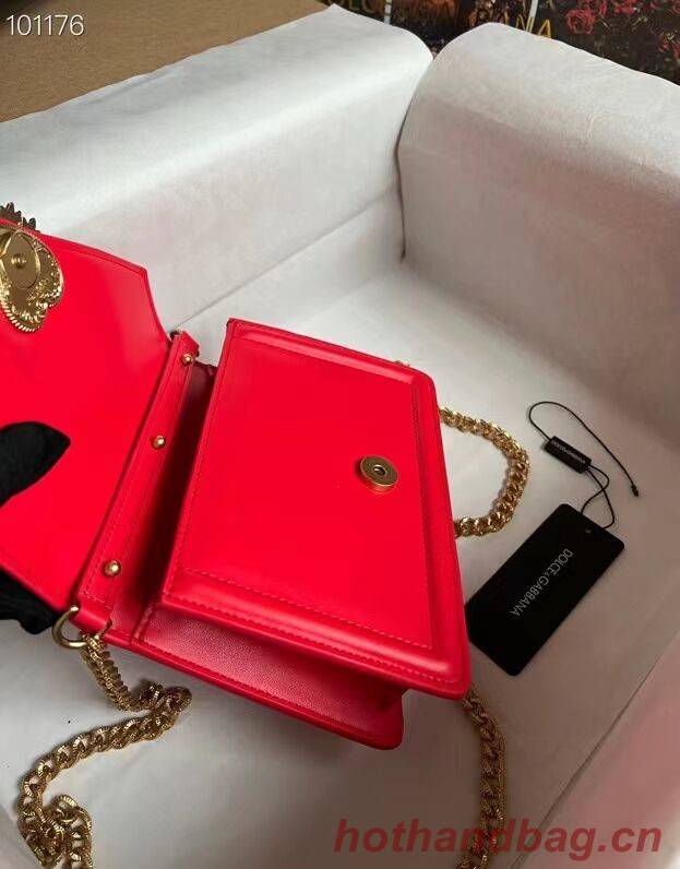 Dolce & Gabbana Origianl Leather Shoulder Bag 4011 red Dolce & Gabbana Origianl Leather Shoulder Bag 4011 red