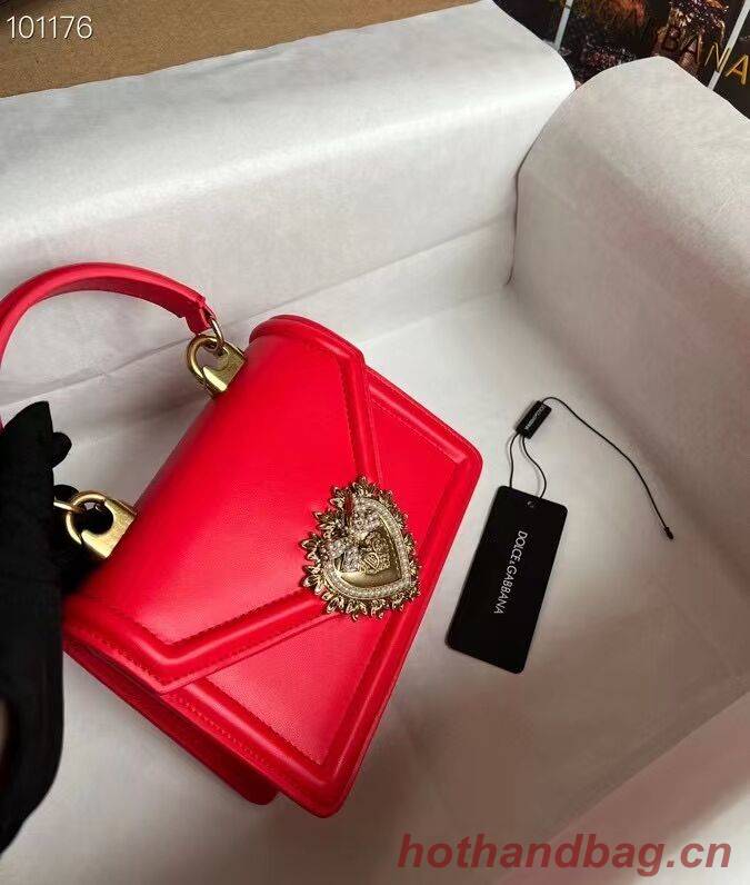 Dolce & Gabbana Origianl Leather Shoulder Bag 4011 red Dolce & Gabbana Origianl Leather Shoulder Bag 4011 red