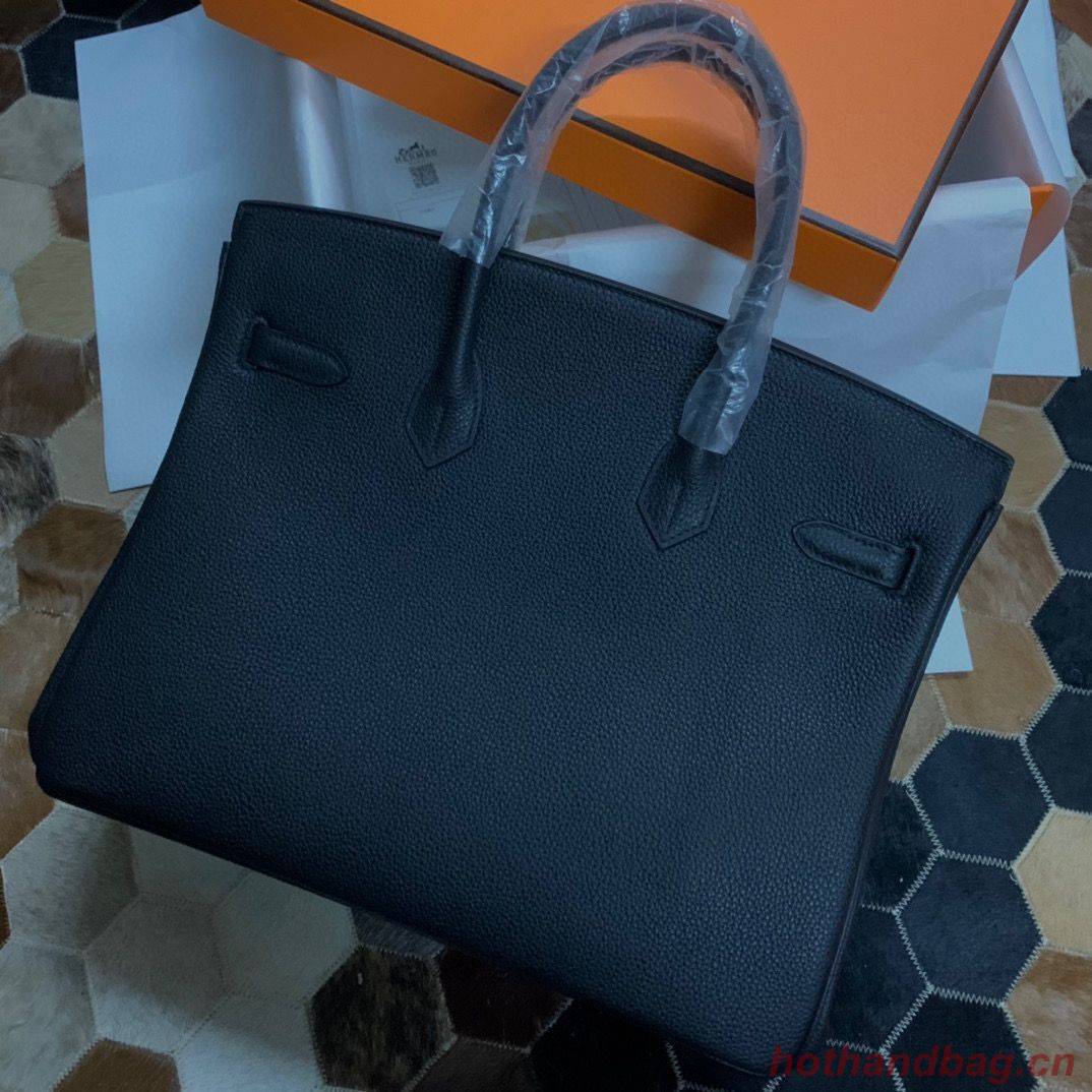 Hermes original Togo Leather HB35O Black Hermes original Togo Leather HB35O Black