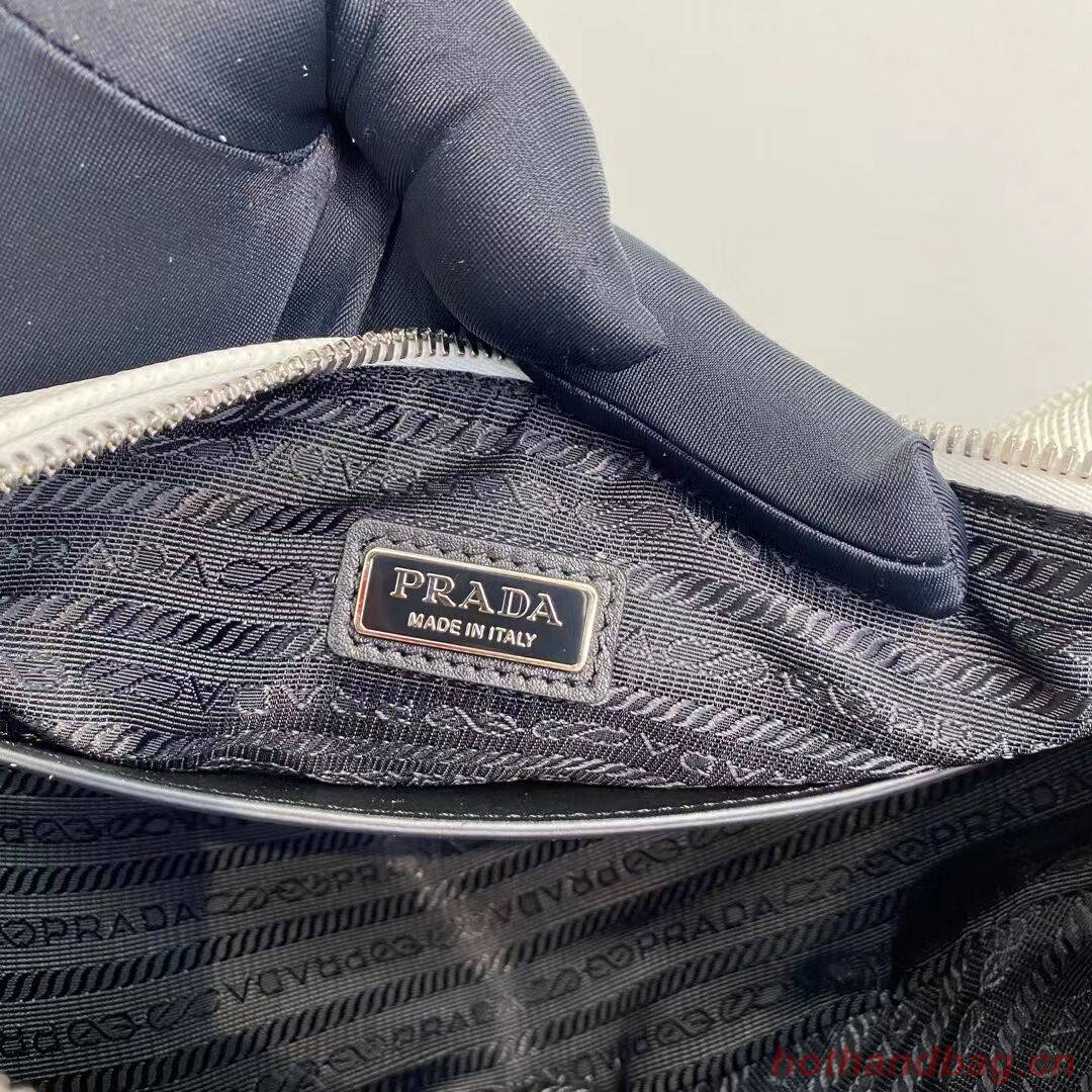 Prada Leather Triangle shoulder bag 2EV055 white Prada Leather Triangle shoulder bag 2EV055 white