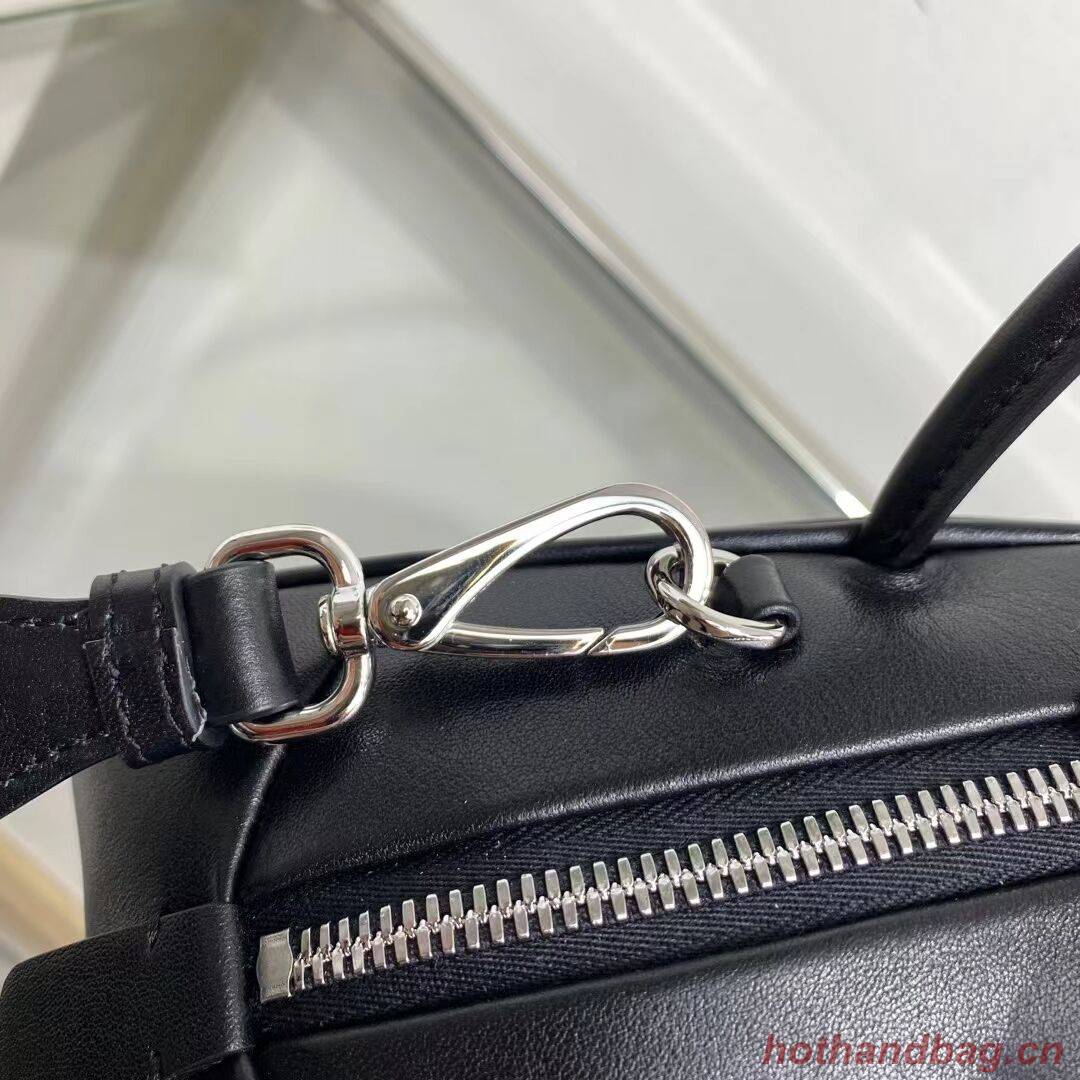 Prada Leather Triangle bag 1BB082 black Prada Leather Triangle bag 1BB082 black