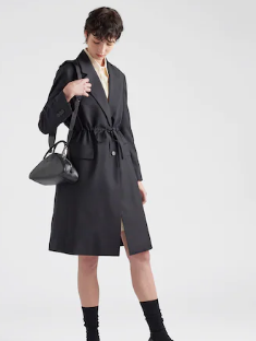 Prada Leather Triangle bag 1BB082 black Prada Leather Triangle bag 1BB082 black