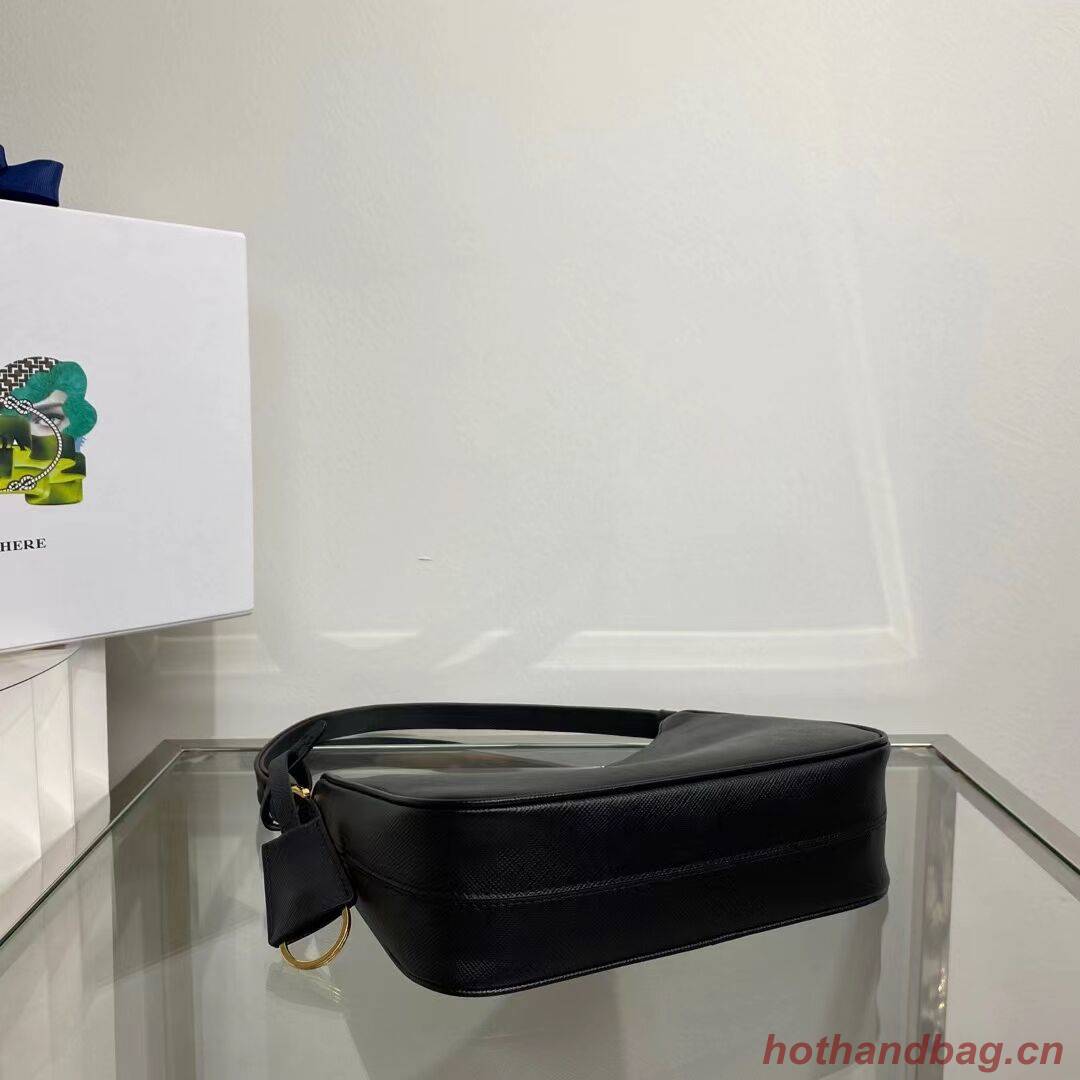 Prada Small Saffiano leather shoulder bag 1BD330 black Prada Small Saffiano leather shoulder bag 1BD330 black