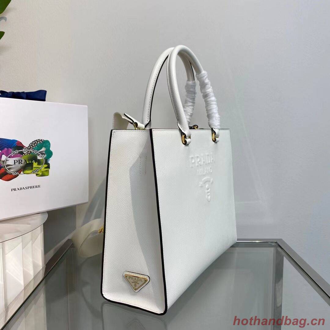 Prada Kristen Saffiano bag 1BD355 white Prada Kristen Saffiano bag 1BD355 white